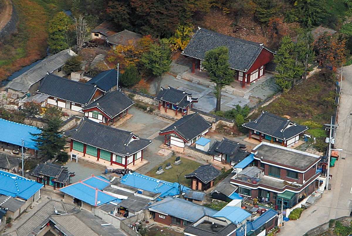 진안향교 상공